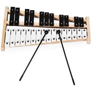 Xilofono Glockenspiel a 27 Note con 2 Bacchette in Gomma - Giocattolo Educativo a Percussione per Imparare la Musica - Product Image 6