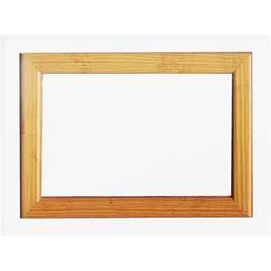 Marco de Fotos Rectangular de Madera Ornamentado, para Exhibición Vertical en Pared, Acabado Marrón Oscuro - Product Image 3