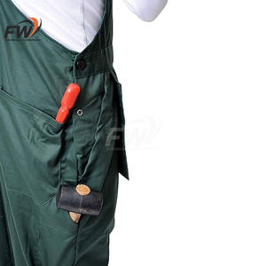 Pantalones de Trabajo Personalizados con Tirantes Industriales de Nuevo Diseño, Overoles de Seguridad - Product Image 4