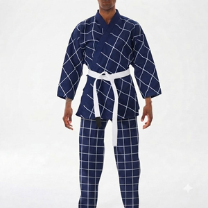 Meilleur prix, vêtements d'arts martiaux robustes et confortables 100% coton pour hommes, avec un uniforme de karaté bien ajusté 440g - Product Image 1