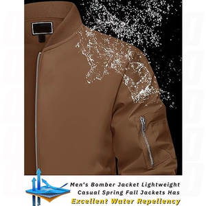 Blousons Bomber Unisexe Personnalisés avec Fermeture Éclair, Coupe-Vent, Broderie Chenille, Marquage OEM, Vêtements Décontractés Personnalisés pour Entreprises - Product Image 2