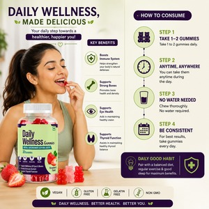 Gomitas Premium para el Bienestar Diario con Vitaminas Esenciales, Minerales y Extractos Botánicos – Suplemento Completo para el Apoyo Diario a la Salud - Product Image 6