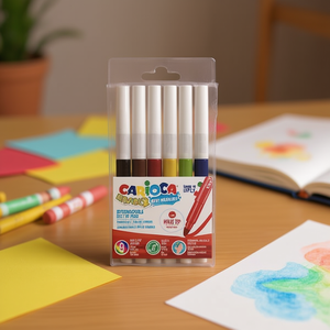 Set di 6 Pennarelli Artistici Carioca con Punta Opaca, Stile Acquerello, per Disegno Bambini - Product Image 3