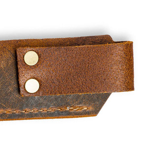 Étui de protection pour couteau en cuir fait main, pour le camping, la pêche, la chasse, les outils de plein air, étui de couteau en cuir sur mesure - Product Image 6