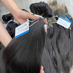 ผมต่อเวียดนามแท้แบบตรงธรรมชาติ ขายดีที่สุด ไม่ผ่านการแปรรูป แบบ Double Drawn ขนาด 10-34 นิ้ว พร้อมส่ง - Product Image 6