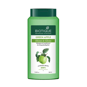 Shampooing et après-shampooing aux herbes vertes, formule cosmétique pour une texture lisse, une finition brillante, une lueur radieuse et des cheveux sains - Product Image 1