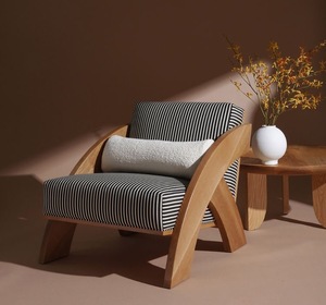 À VENDRE : Canapé de jardin moderne et durable, une place, structure en bois, coussin en tissu imperméable, idéal pour cour et hôtel, vente en gros - Product Image 6