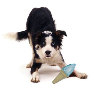 Juguete Masticable y Mordedor de Goma Congelable para Perros 'Lick and Gnaw' Diseño de Cono de Helado Juguetes Masticables para Mascotas Rellenables con Agua - Product Image 2