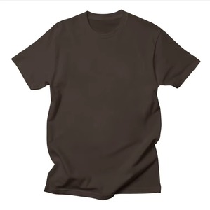 Vente en gros de t-shirts pour hommes 100% coton, 500g, poids lourd, couleur unie, coupe classique - Product Image 5
