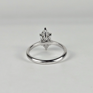 1 CT Yellow <b>Gold</b> Marquise Cut Lab Diamond Engagement Anniversary Cocktail <b>Ring</b> Rhodium Plated Tension <b>Set</b> Certified - Product Image 5