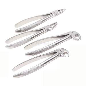 Juego de 4 Pinzas de Extracción Dental Profesionales de Acero Inoxidable, Alicates Quirúrgicos para Dientes, Kit de Cirugía Oral - Product Image 2