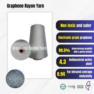 Fil de rayonne 40's exclusif mondial, écologique, antibactérien, au graphène, à motif brut, pour le tricot, le tissage et la couture - Product Image 2