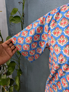 Camisa Casual de Algodón con Estampado Floral de Manga Corta para Hombre, Cuello Camisero, Estilo Veraniego, Transpirable, Tejido de Algodón - Product Image 3