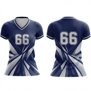 Maillot de volley-ball sublimé pour femmes, t-shirt athlétique léger pour les matchs - Product Image 1