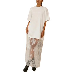 Conjunto de Falda de Una Pieza de Alta Calidad para Mujer, Cómodo, Transpirable, para Primavera y Otoño, Elegante, Natural, Informal, para Fiestas - Product Image 3