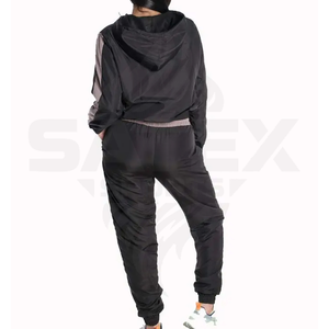Solid Color Windbreaker Waterproof <b>Wind</b> <b>Breaker</b> Jacket Unisex Windbreaker Jacket and Pants Sets Breathable Nylon Tracksuits - Product Image 5