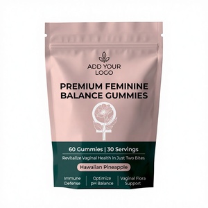 Fabricant de compléments alimentaires en gommes pour femmes avec logo personnalisé - Product Image 1