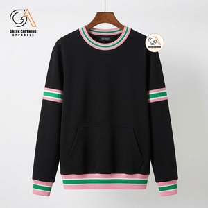 Pulls d'hiver Alpha Kapa de haute qualité, sweat-shirt personnalisé pour les sororités, broderie universitaire, coupe classique, 100% coton - Product Image 4