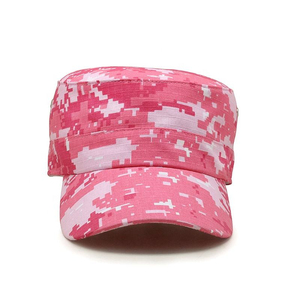 Gorra de Cadete con Camuflaje Digital Rosa, Ajustable, de Copa Plana, para Mujer - Product Image 6