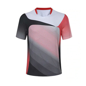 เสื้อยืดกีฬาผู้ชาย ผ้าฝ้าย 100% ทรงโอเวอร์ไซส์ น้ำหนักเบา แห้งเร็ว ระบายอากาศได้ดี ยืดหยุ่น ชุดกีฬา โรงงาน OEM ขายส่ง - Product Image 1