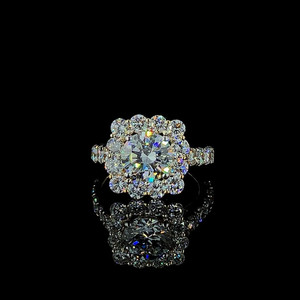 Elégant Drip in Lab Grown Iced Out Ring Mariage pour femmes Convient Daily Flex ou Cadeaux spéciaux - Product Image 1