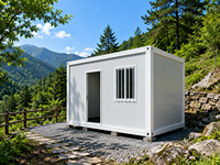 Maison conteneur en acier modulaire de luxe, pliable, détachable, personnalisable, respirante, pour immeuble de bureaux de 40 pieds, mobile et préfabriquée
