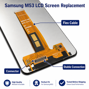 Panel Táctil de Repuesto para Reparación de Pantalla de Teléfono Móvil de Alta Definición para M53 - Product Image 6