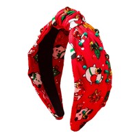 Serre-tête de Noël rembourré en forme de bonhomme de pain d'épices et bonhomme de neige, accessoires de cheveux festifs pour femmes et filles, coiffure de fête de Noël