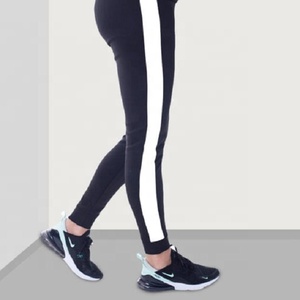 Hip Hop femmes taille haute survêtement Sport pantalon motif personnalisé devant plat respirant coton grande taille taille élastique droite - Product Image 4