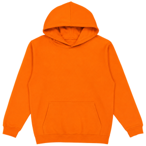 Sweat-shirt à capuche orange personnalisé en mélange de coton premium, coupe oversize, style streetwear, fabricant et fournisseur de vêtements à marque privée - Product Image 1