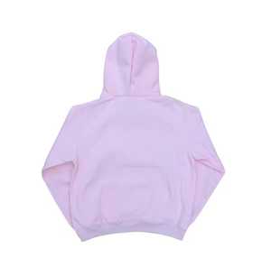 เสื้อฮู้ดสีชมพูพิมพ์ลายการ์ตูนกระต่าย ยูนิเซ็กส์ สวมใส่สบายๆ ในฤดูใบไม้ร่วง ผ้าฝ้าย 100% เฟรนช์เทอร์รี่ ทรงปกติ - Product Image 2