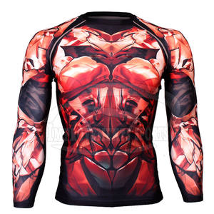 เสื้อรัดรูปพิมพ์ลายซับลิเมชันสำหรับใส่ออกกำลังกายในยิม - Product Image 1