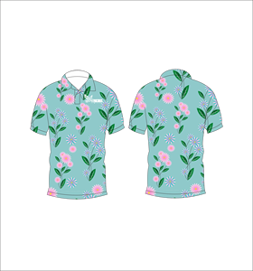 เสื้อโปโลพิมพ์ลายดอกไม้สำหรับผู้ชาย แขนสั้น สวมใส่สบาย เหมาะสำหรับเล่นกอล์ฟ น้ำหนักเบา แฟชั่นเสื้อคอปกสำหรับฤดูร้อน - Product Image 4