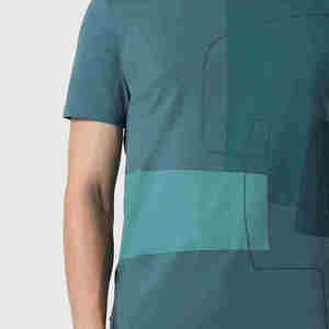 T-shirts décontractés à manches courtes respirants de dernière génération, 100% coton, couleur unie, vêtements d'été pour hommes - Product Image 2