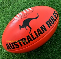 Ballon de football australien AFL promotionnel et écologique, à haute rétention d'air, fabriqué en caoutchouc synthétique