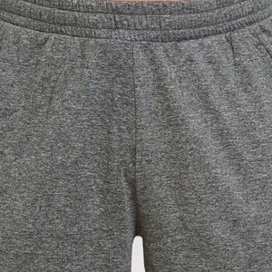 Shorts Bermuda en Coton Gris Uni pour Homme, Taille Élastique avec Cordon de Serrage, Tissu Tricoté Respirant, Coupe Décontractée, Taille Mi-Haute - Product Image 2