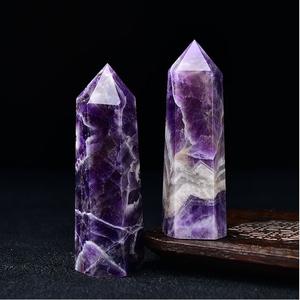 Torre de Cristal de Amatista Natural Chakralume, Pulida a Mano, Gema Curativa Púrpura, Punta para Meditación, Reiki, Energía de Chakra - Product Image 3