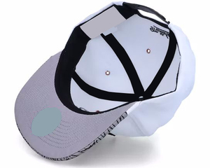 Casquettes de baseball snapback unisexes en coton 100% imperméable à 6 panneaux avec logo brodé 3D personnalisé, couleurs unies, sportives, pour l'extérieur, vente en gros - Product Image 3