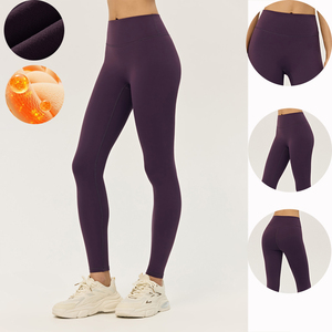 <b>High</b> <b>Waist</b> <b>Black</b> <b>Leggings</b> Women Full Length Tummy Control Solid Sporty Daily Wear Pants - Product Image 6