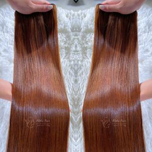 Peluca frontal de encaje HD alineada con cutícula de un donante recto de hueso sin procesar con extensiones de cabello humano vietnamita de la más alta calidad - Product Image 4