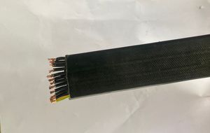 สายไฟฟ้าแรงต่ำ CMK 750V แบบแบนชนิด Festoon ขนาด 16 AWG ชุบสังกะสี ความยืดหยุ่นสูง ทนทาน สำหรับส่งกำลังไฟฟ้า กระแสไฟฟ้าสูงสุด 10A ไม่เหมาะสำหรับลิฟต์ - Product Image 2