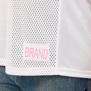 Nueva Camiseta de Fútbol Oversize Estilo Urbano con Cuello en V, Malla Transpirable, para Hombre y Mujer, Fabricada en Poliéster por OEM - Product Image 6