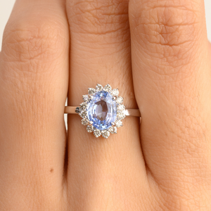 แหวนตั้งค่าง่ามเจ้าหญิงไดอาน่าสไตล์เจ้าหญิงไดอาน่า14K - Product Image 1