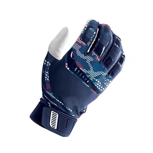 Digital Long Cuff Genuine Leather Baseball Batting Gloves Professional Youth Men Custom Logo Design Baseball Softball Gloves - Product Image 6