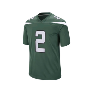 Nouvelle arrivée, maillot de football américain, impression numérique, tissu en maille polyester, séchage rapide, manches courtes, col rond, fermeture à boutons - Product Image 2