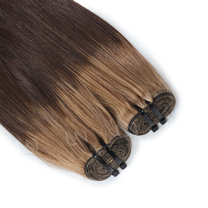 Precio de fábrica 100% Remy Extensiones de cabello humano vietnamita Ombre Color Super Doble dibujado Cabello vietnamita crudo - Product Image 3