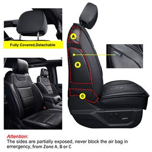 Funda de Asiento Completa de Cuero Sintético Impermeable GXT para Camioneta Dodge RAM 1500 2500 3500 2013-2021 - Product Image 4