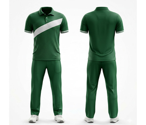 OEM Full Sublimation <b>Cricket</b> Apparel Manufacturer | Men Women Youth <b>Cricket</b> Wears Polo Shirt and Trouser Full Team - Product Image 3