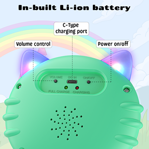 Robot jouet éducatif interactif STEAM Story Kitty en plastique écologique de qualité supérieure pour enfants, avec fonction de racontage d'histoires par IA - Product Image 2