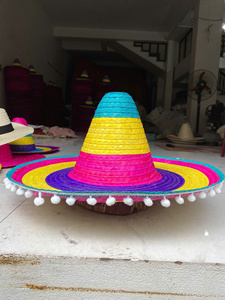 Sombrero de Paja Natural Más Vendido, Ala Ancha, en Blanco, para Personalizar, Estilo Mexicano Bangora, Venta al por Mayor - Product Image 4